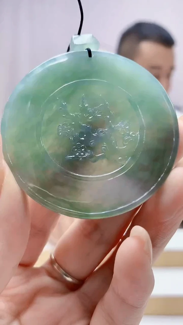 未镶嵌定制翡翠4898DD-毛货挂件185