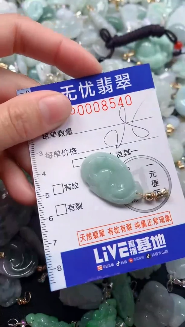 颈饰未镶嵌翡翠8540