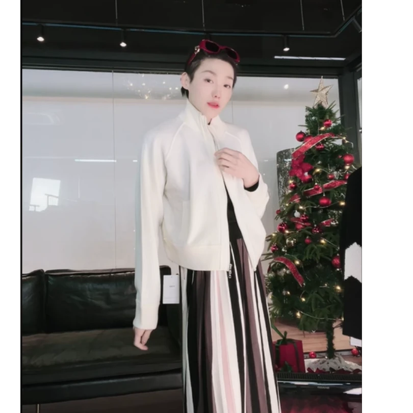 条纹 半裙条纹 半裙 Q0661