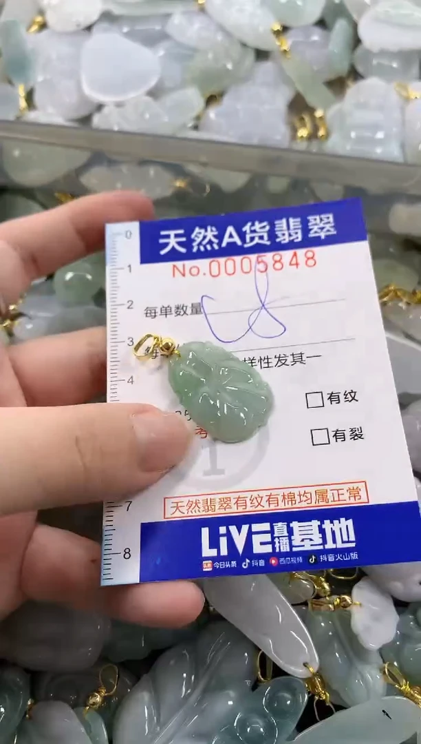 颈饰未镶嵌翡翠天然A货翡翠