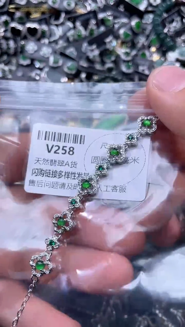【闪购商品】翡翠颈饰未镶嵌V258手链