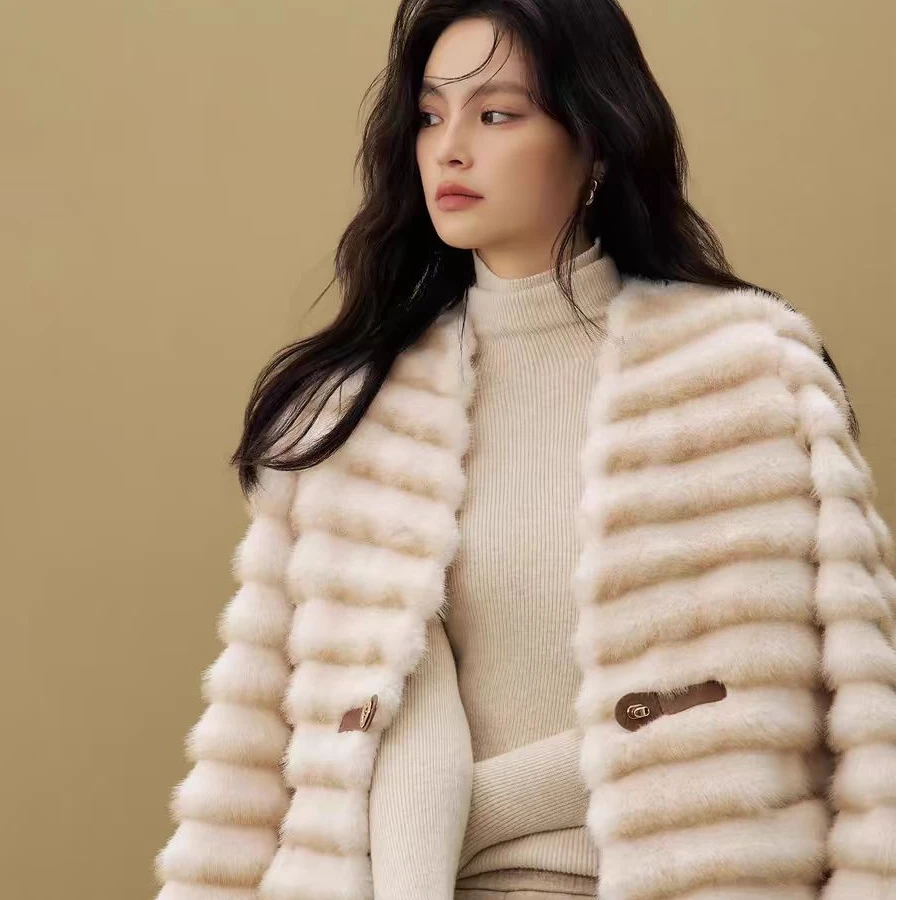 新【DGG STUDIO】2024秋冬新款设计师毛毛短款外套时尚百搭1.1