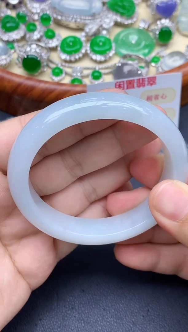 未镶嵌手镯翡翠476-中国好珍宝