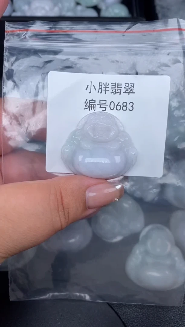 翡翠未镶嵌颈饰缅甸天然A货翡翠（卡30+）0683