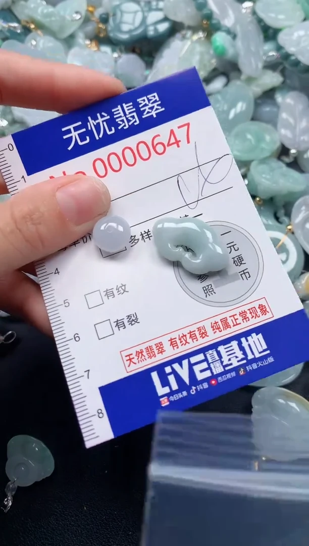 吊坠(不含链)未镶嵌翡翠647