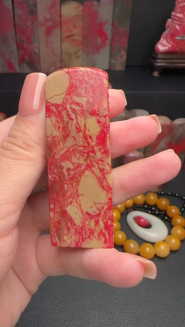 昌化石昌化鸡血石印章