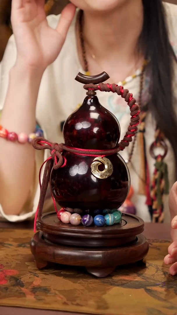 164易林高端工艺大漆酒葫芦--368