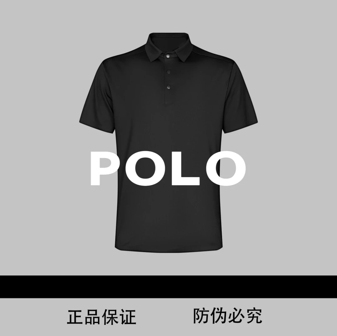 【直播间同款】短袖纽扣男Polo衫上衣简约速干透气夏季商务YS-B777