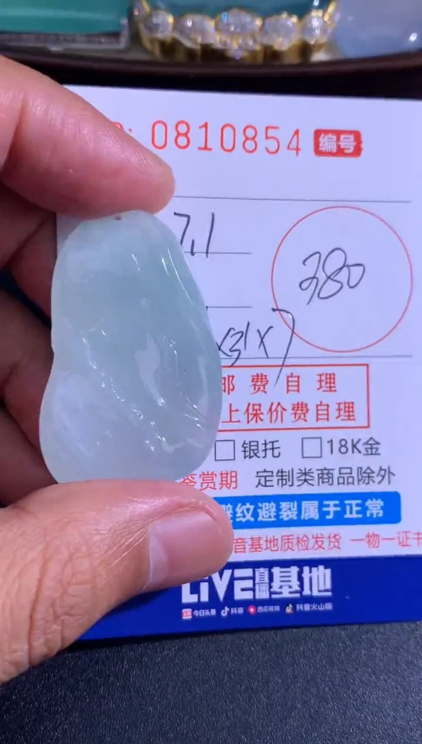 翡翠未镶嵌颈饰人****渡人