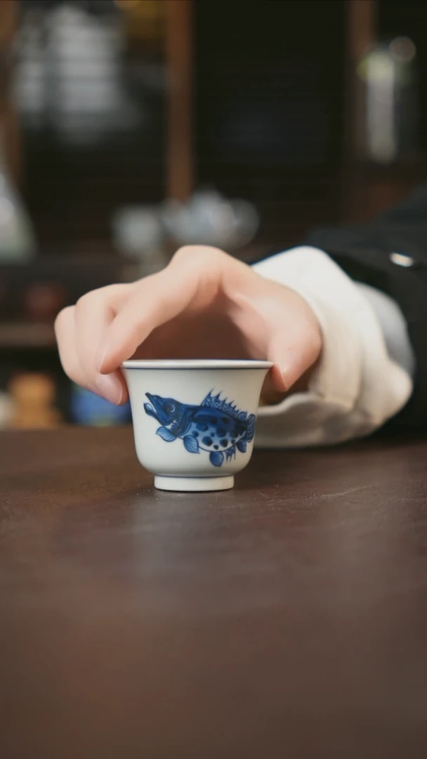 【闪购商品】杯景德镇陶瓷杯碗柴烧多人