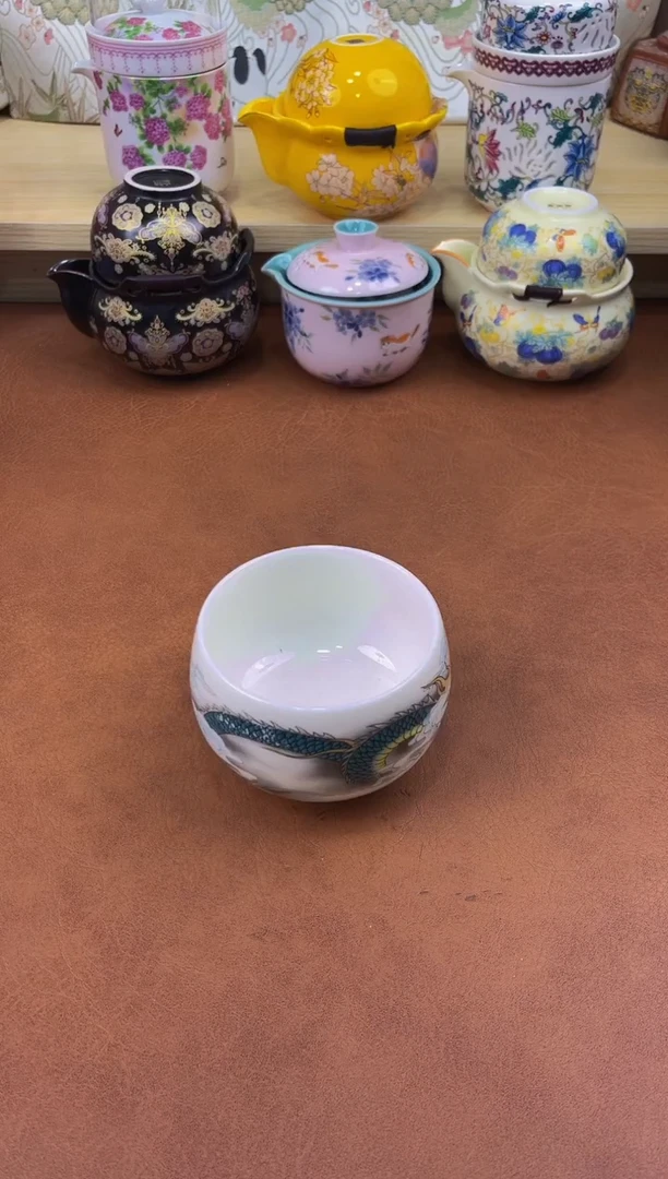 陶陶瓷茶具摆件旅行套组