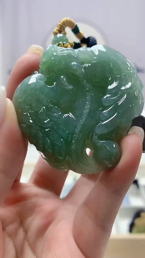 定制翡翠未镶嵌5028ms-毛货36貔貅