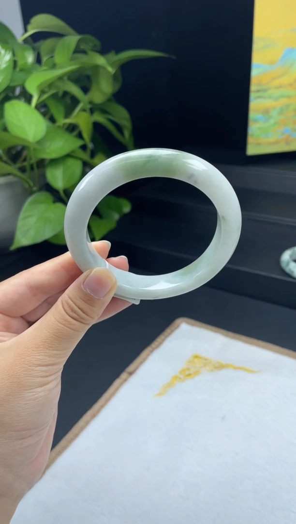 未镶嵌03#定制翡翠天然A货翡翠手镯58-60圈口