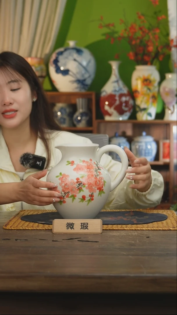 瓷片 景德镇纯手工手绘高温陶瓷