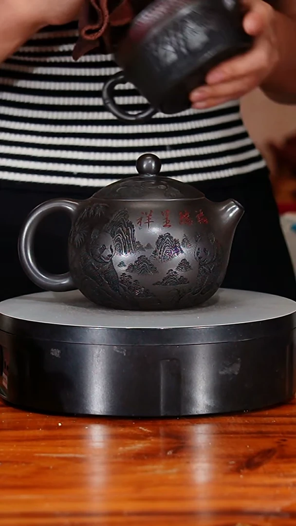 宜兴原矿紫砂壶茶壶500C