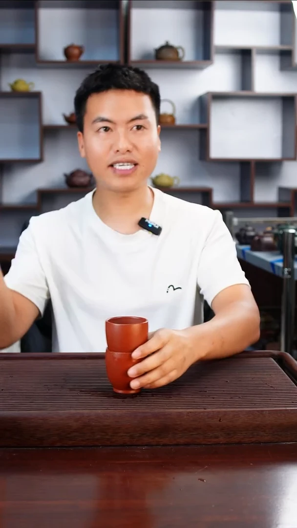茶壶紫砂小煤窑朱泥闻香杯120cc左右