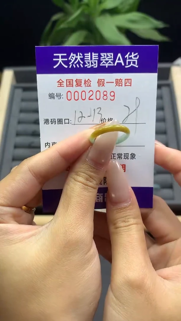 未镶嵌戒指翡翠天然  2089