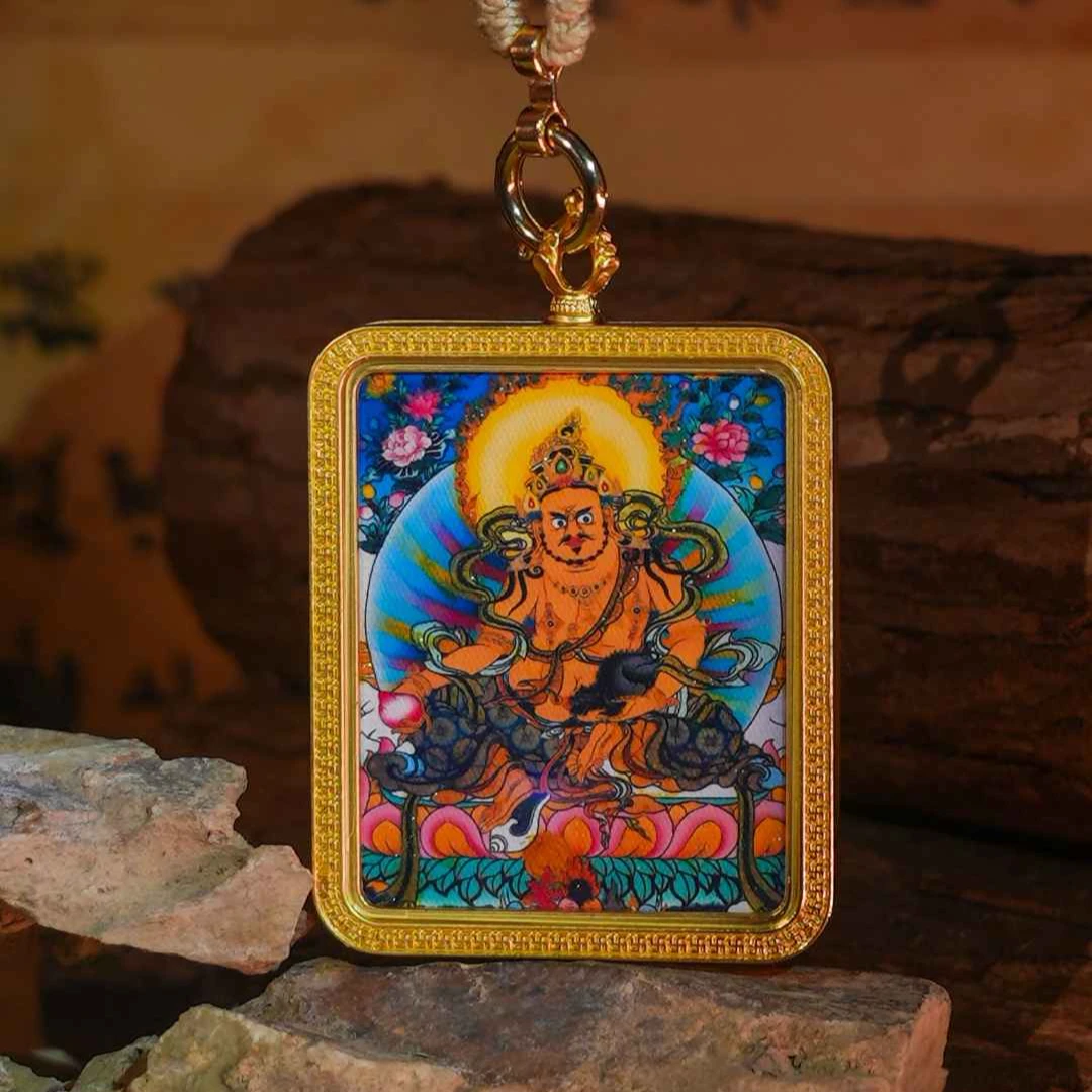 【布达拉文创】西藏唐卡 拉萨直发—黄财神