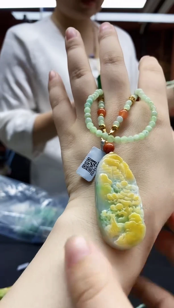 颈饰未镶嵌翡翠翡翠吊坠
