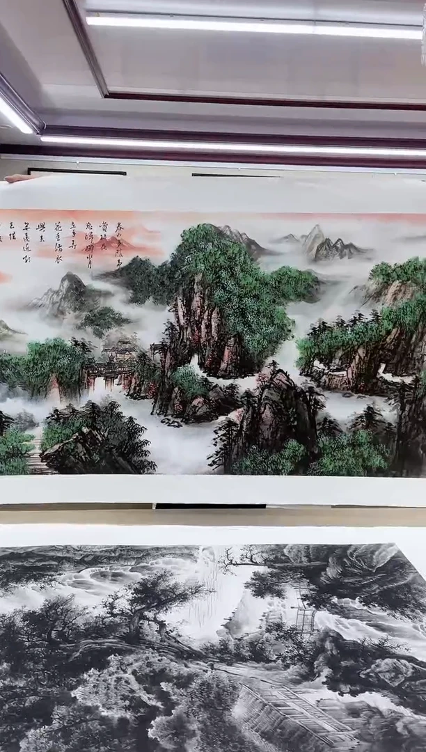 国画九霄甄选国画作品x28