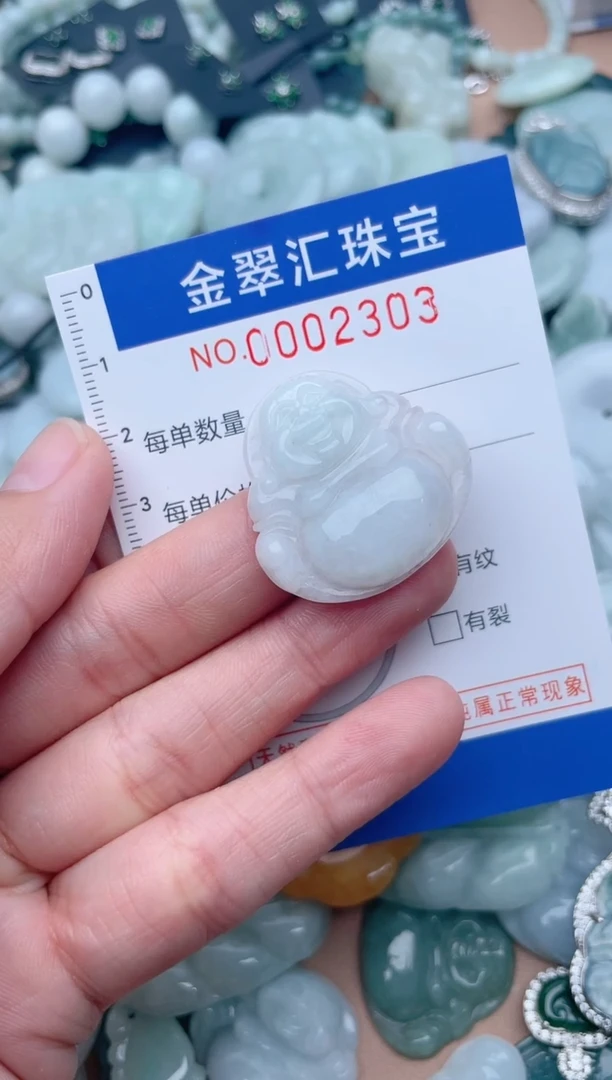 翡翠未镶嵌颈饰2303