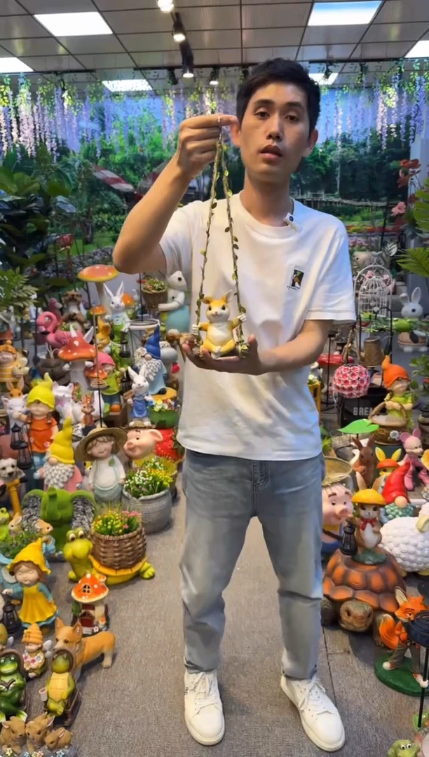 无花朵花园庭院摆件&00&