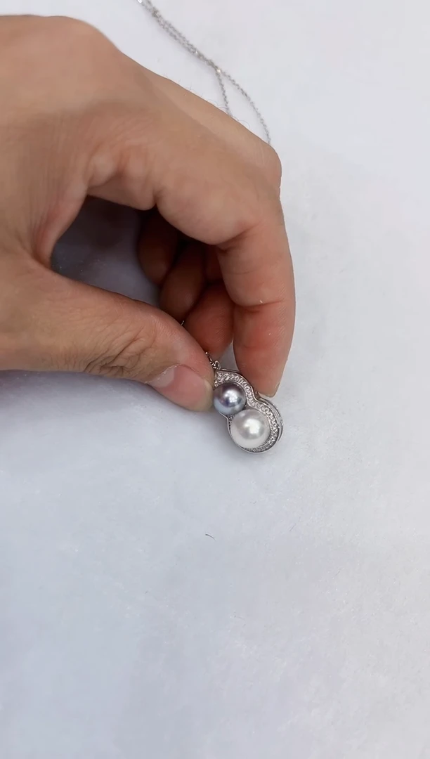 【闪购商品】海水珍珠吊坠(赠链)银S925镶嵌吊坠