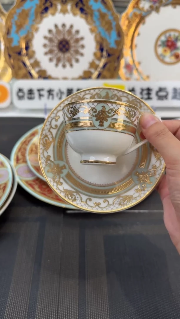 瓷片90毫升杯碟 福利款 2套
