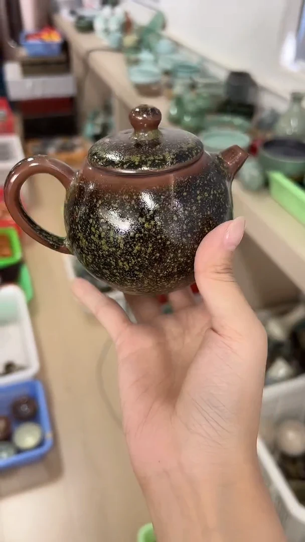 龙泉云间青瓷小米茶器