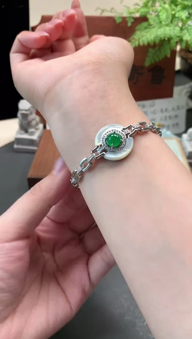 玛瑙/玉髓手链合金手链