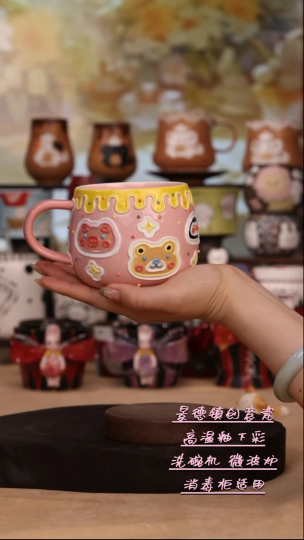 摆件景德镇原创手工陶瓷8543