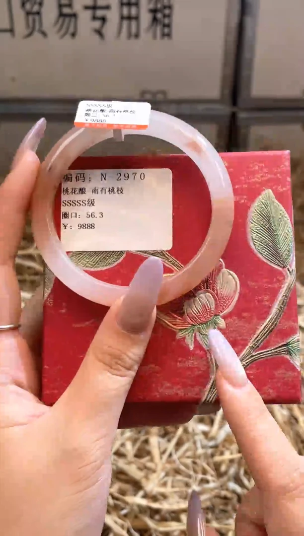 未镶嵌手镯石英质玉N2970