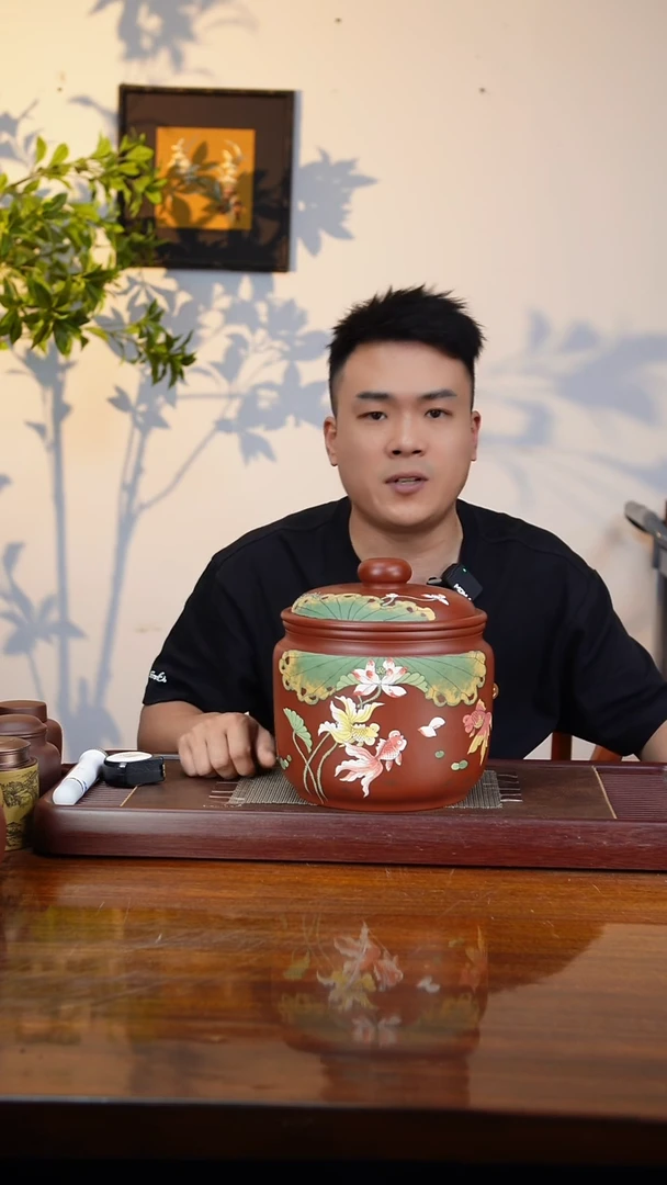 宜兴原矿紫砂茶叶罐