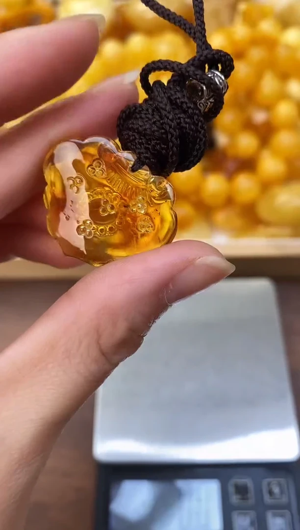 裸石琥珀未镶嵌天然琥珀蜜蜡