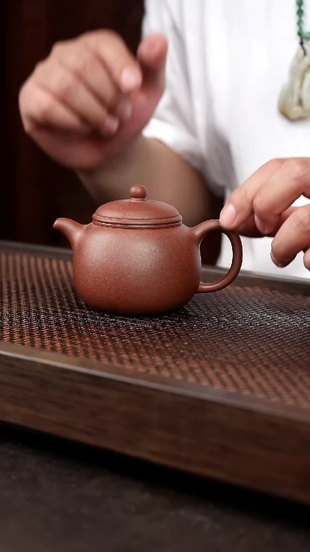 茶壶紫砂底槽清大匏尊【带矿标证书】