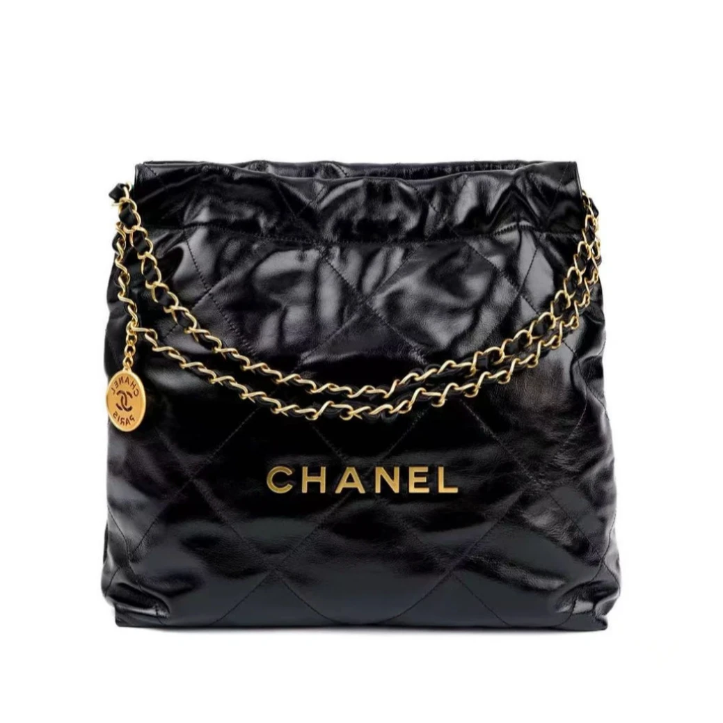 未使用 Chanel/香奈儿 香奈儿22bag垃圾袋小号/中号 芯片款