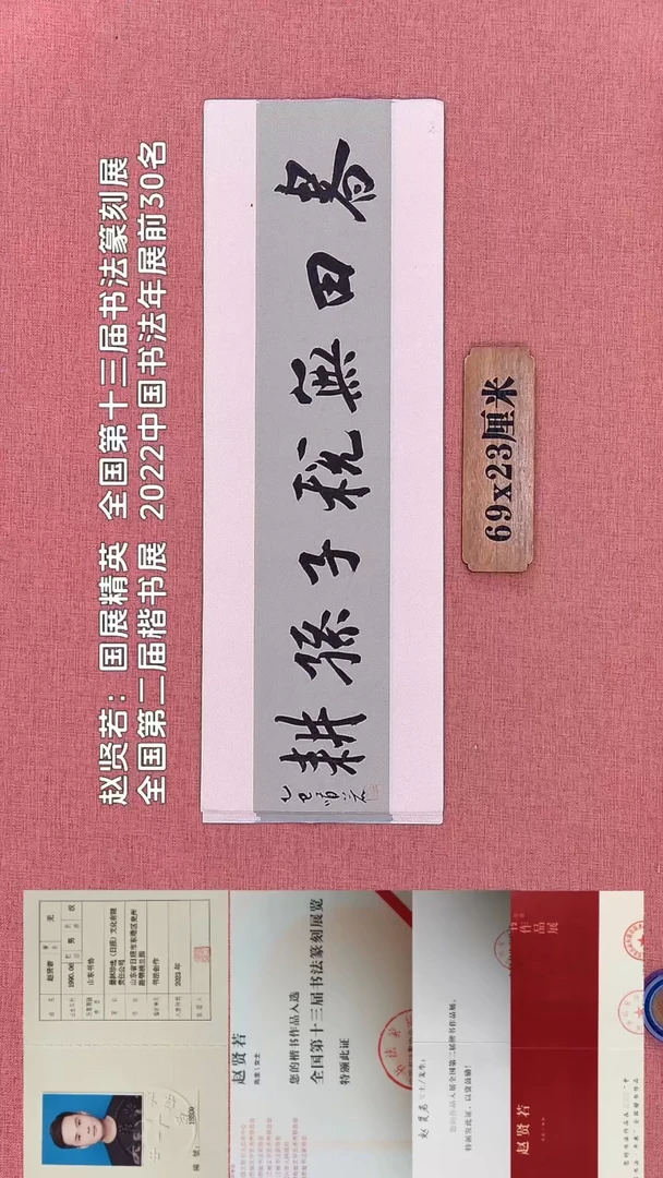 书法299         赵老师书法作品