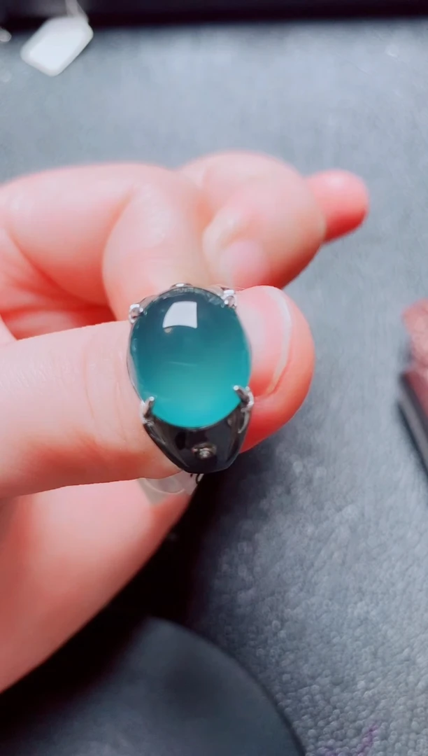 银S925镶嵌戒指翡翠1111