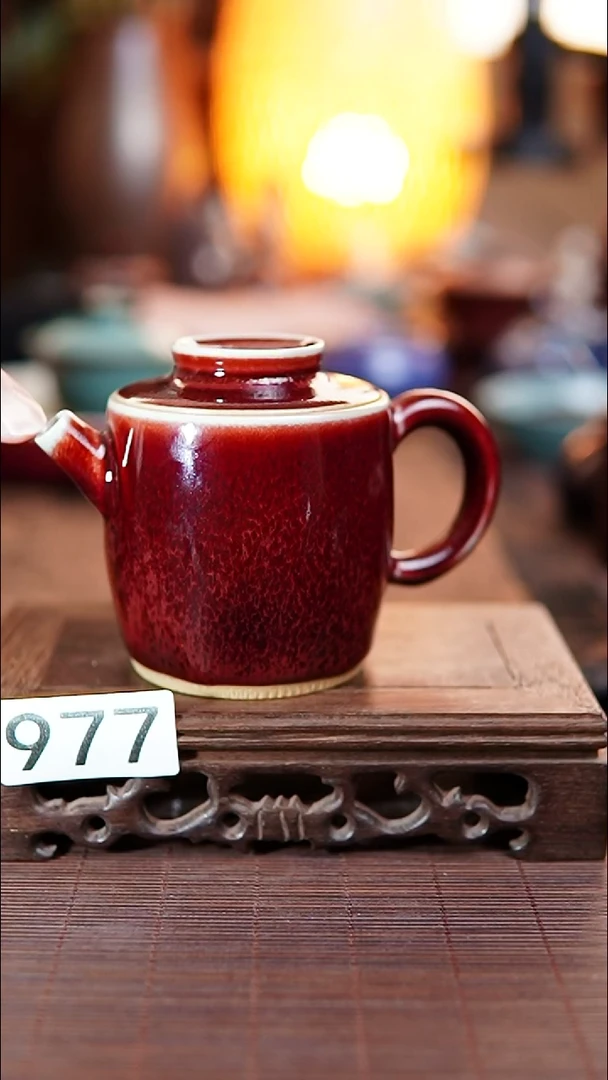 977 一统江山壶 钧瓷煤烧玉石釉