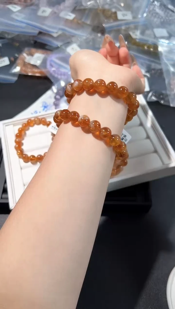 未镶嵌手串水晶18n多样性发其一【1条】默认微瑕10mm