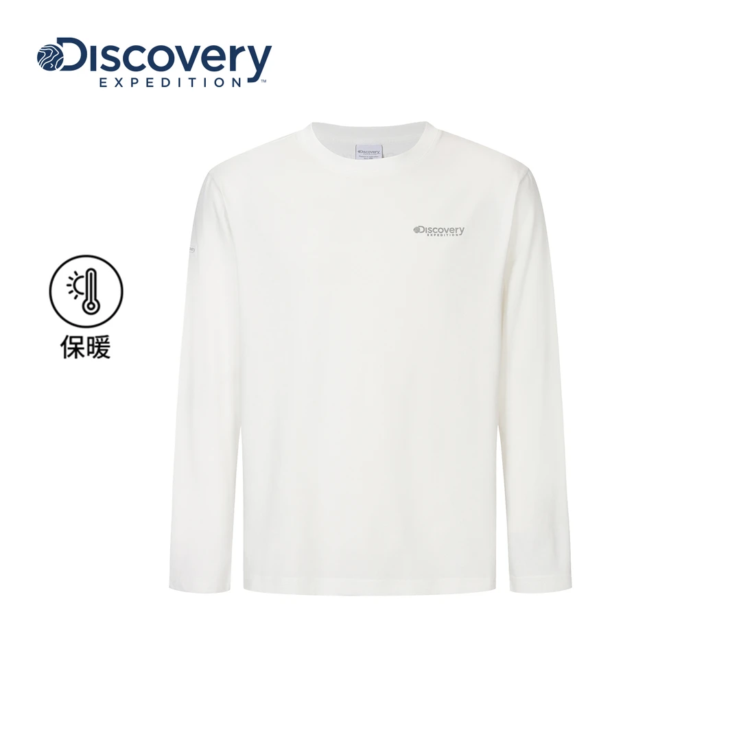 檀健次同款Discovery探索保暖长袖T恤印花训练服上衣男女25秋新款