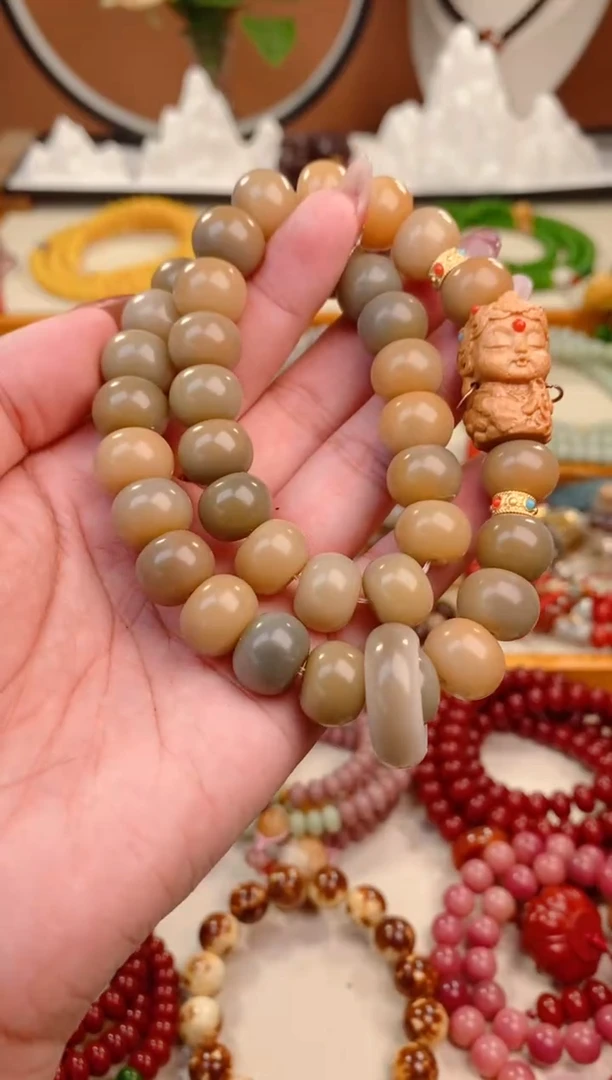 【闪购商品】菩提根/象牙果手串青芒度母双圈