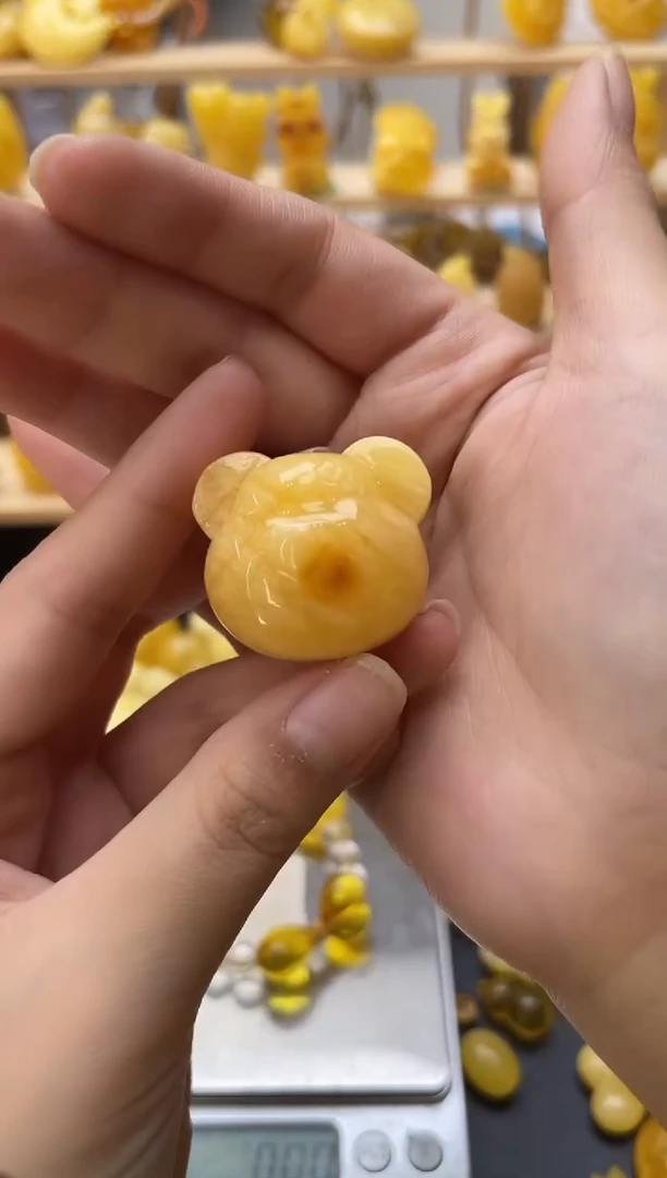 琥珀未镶嵌珠宝奇石015琥珀蜜蜡微瑕