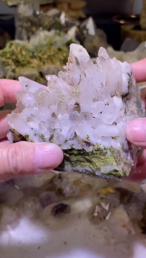 未镶嵌珠宝半成品水晶58号618g四川美姑超七花园水晶