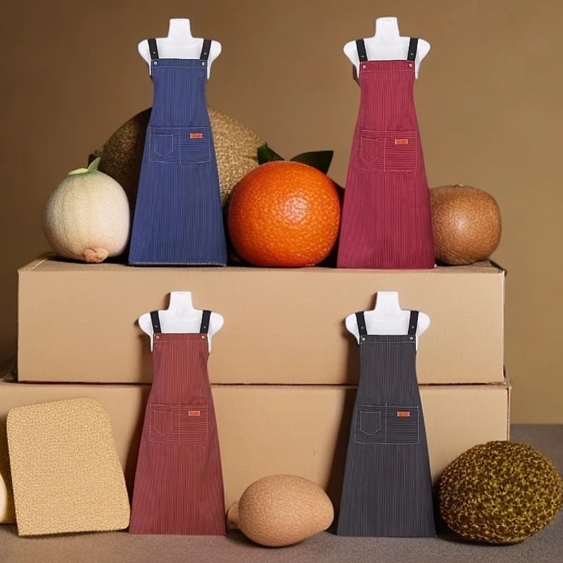 加长防水背带可调节围裙家用防油无袖防污韩版