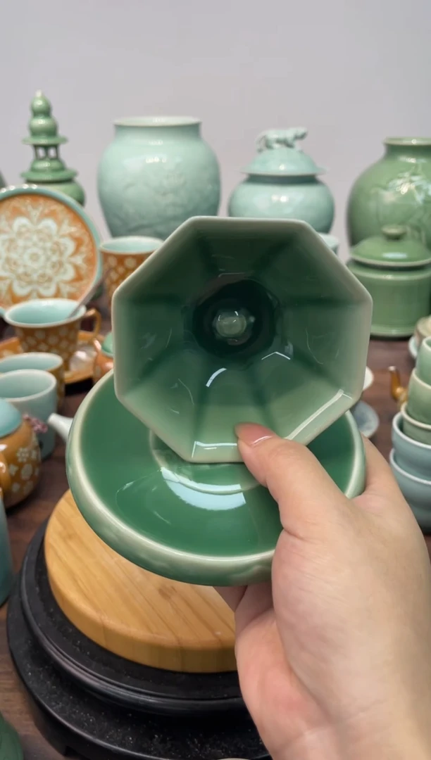 特价福利 微瑕 慧仙青瓷