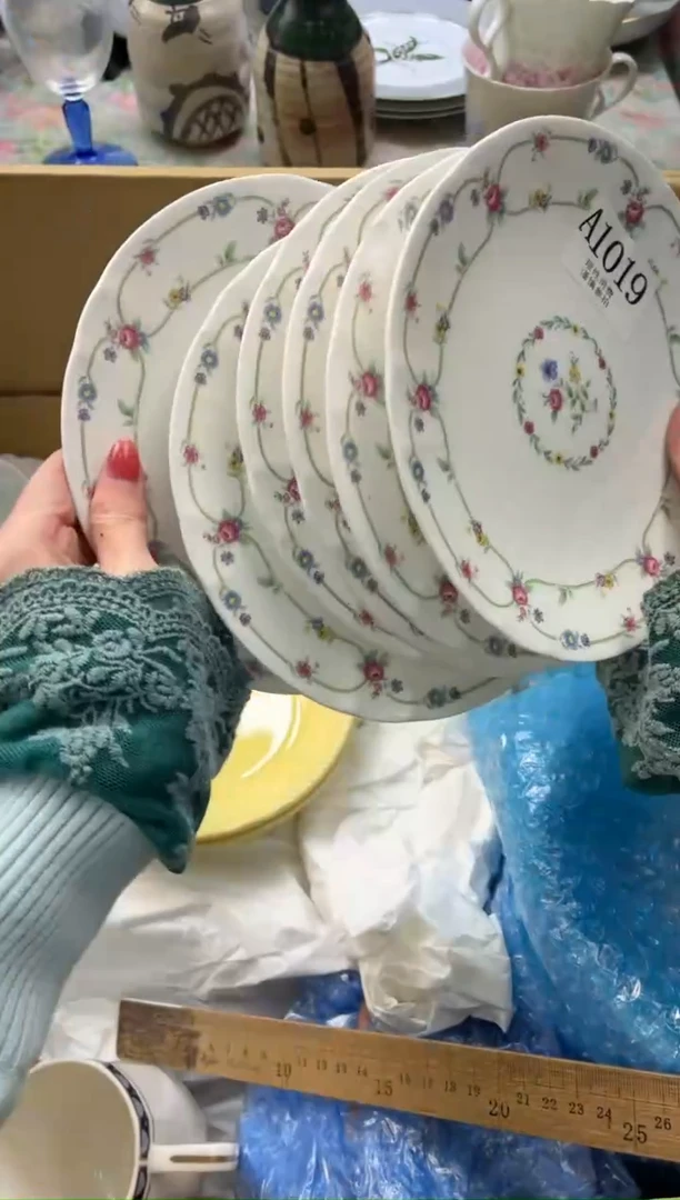 瓷片透**色      A1019