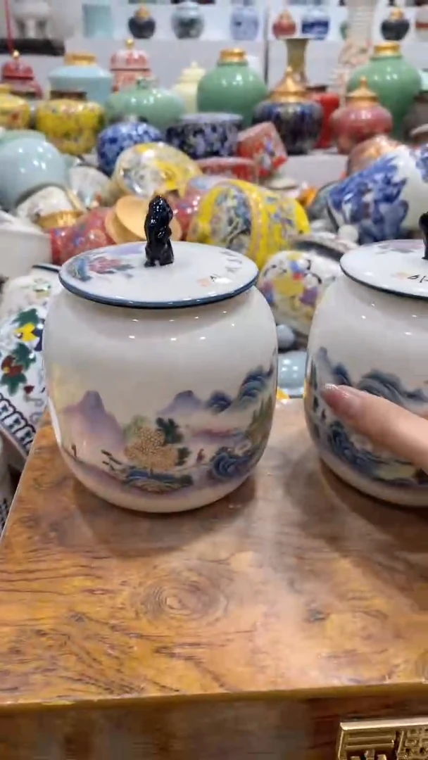 摆件茶叶罐密封罐储存罐