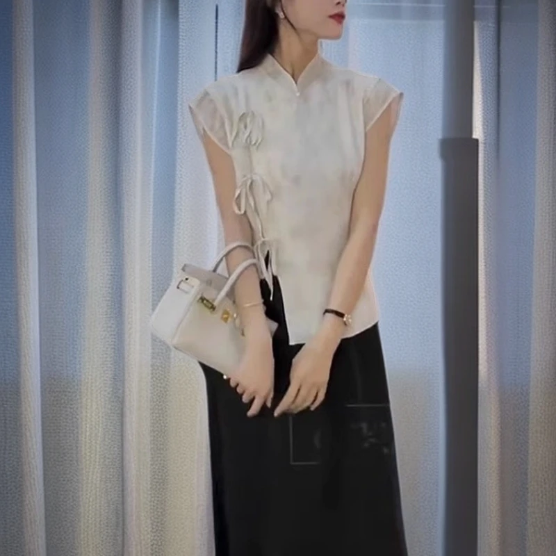 五一参加婚礼的衣服新中式国风套装改良旗袍女装2025新款古风裙子