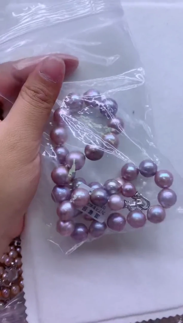 【闪购商品】淡水珍珠项链银S925镶嵌淡水珍珠项链